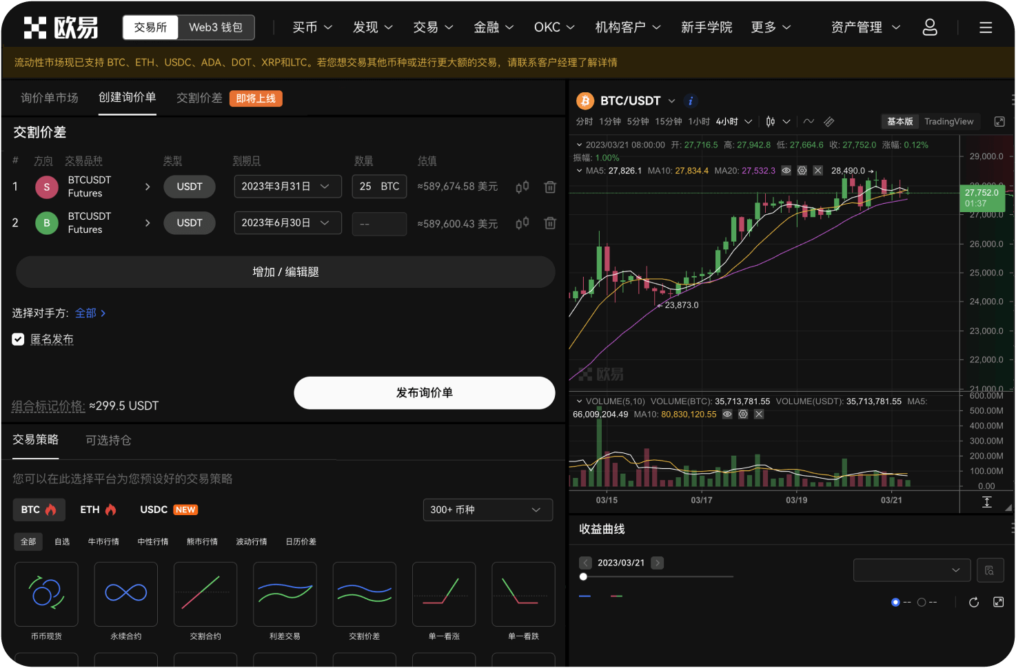 官网闪电交易的市价单会以什么价格成交